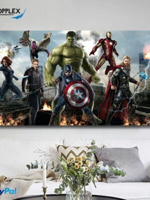 Marvel Super heros Captain America Hulk Design for Kids Art 9