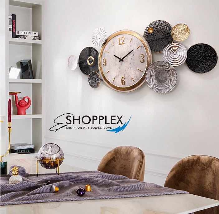 Luxury Modern Multi-Round Wall Clock 3D Home Decor Art CL25