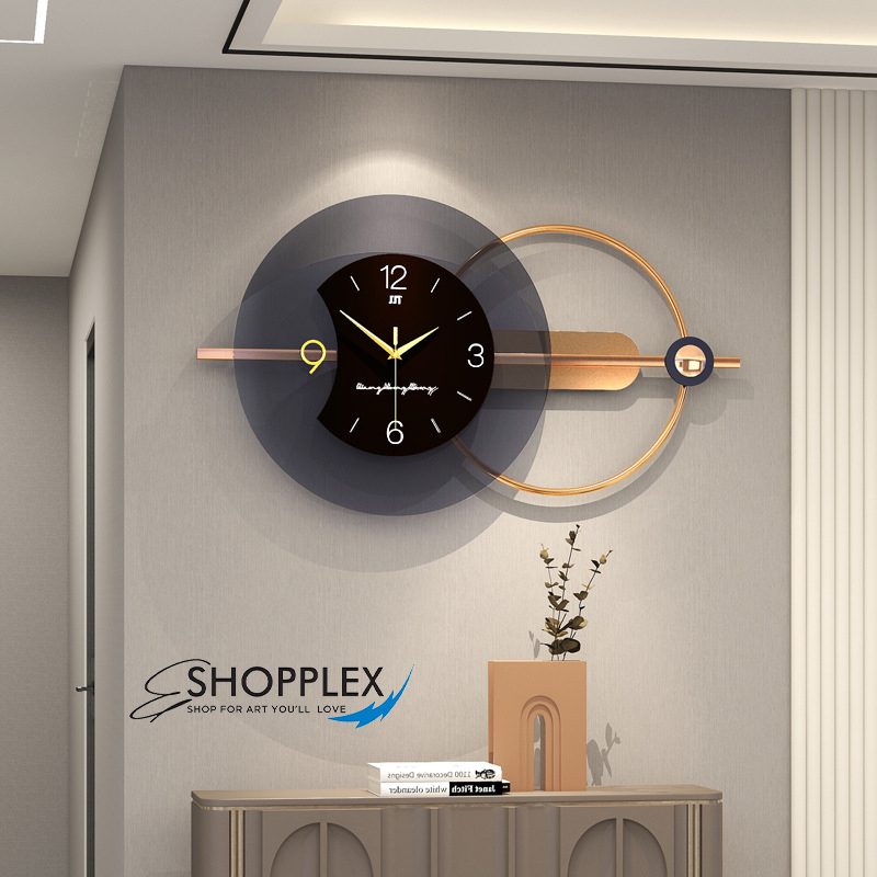 Luxury Modern Metal Wall Clock 3DHome Decor Art CL29